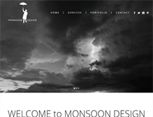 Tablet Screenshot of monsoondesign.com
